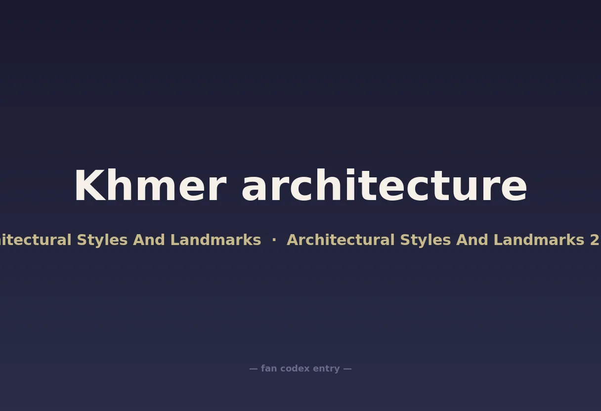 Khmer architecture